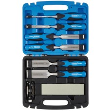 Draper Expert Soft Grip Wood Chisel Kit, 140mm (8 Piece) (88605) Draper Expert Soft Grip Wood Chisel Kit, 140mm (8 Piece) (88605)