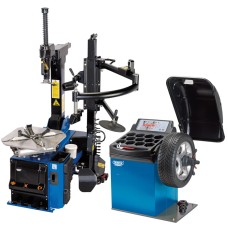 Draper EXPERT Tyre Changer with Assist Arm and Wheel Balancer Kit