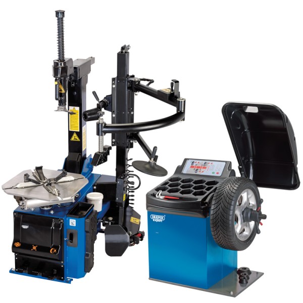 Draper EXPERT Tyre Changer with Assist Arm and Wheel Balancer Kit Draper EXPERT Tyre Changer with Assist Arm and Wheel Balancer Kit