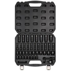 Draper Hi-TORQ® Impact Socket Set, 1/2" Sq. Dr. (40 Piece) (07106)