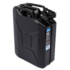 Draper 20L Steel Fuel Jerry Can (Black)