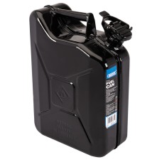 Draper 10L Steel Fuel Jerry Can (Black)