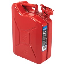 Draper 10L Steel Fuel Jerry Can (Red)