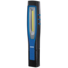 Draper COB/SMD LED Rechargeable Inspection Lamp, 7W, 700 Lumens, Blue, 1 x USB Cable Supplied (11758)