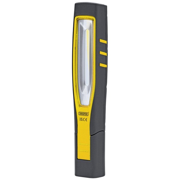 Draper COB/SMD LED Rechargeable Inspection Lamp, 7W, 700 Lumens, Yellow, 1 x USB Cable Supplied (11762) Draper COB/SMD LED Rechargeable Inspection Lamp, 7W, 700 Lumens, Yellow, 1 x USB Cable Supplied (11762)