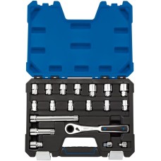 Draper Expert 'Go Through' Metric Socket Set (19 piece) (16482)