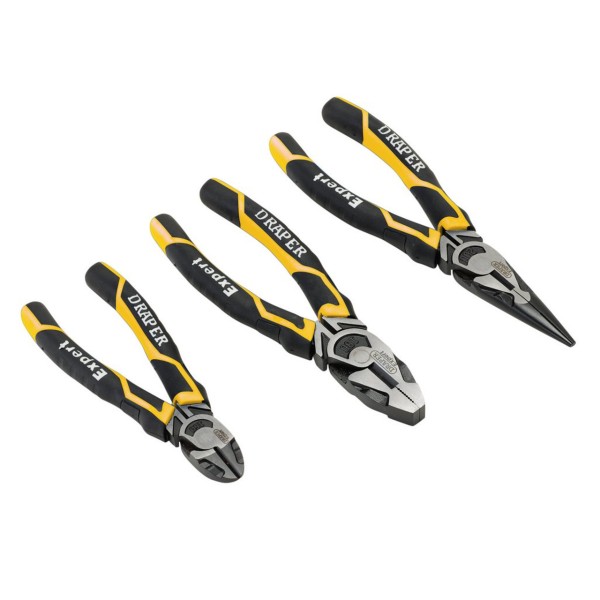 Draper Expert High Leverage Plier Set, Yellow (3 Piece) (28038) Draper Expert High Leverage Plier Set, Yellow (3 Piece) (28038)