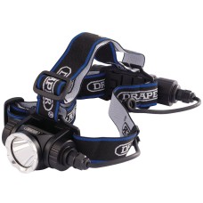 Draper Rechargeable 10W LED Head Torch (90064) – High Power Hands Free Work Light