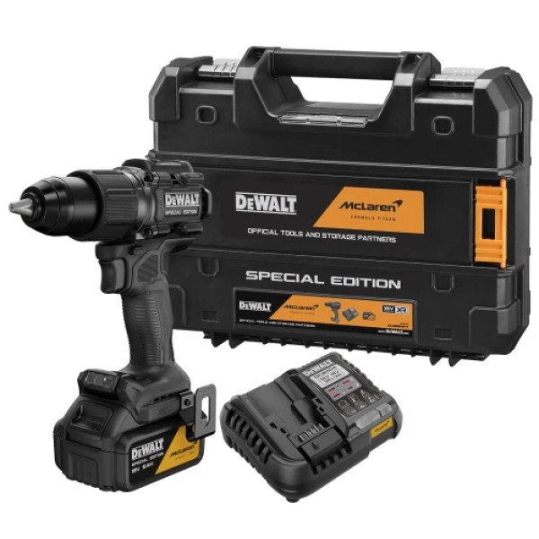 DEWALT Power Tools DCD86MP1T McLaren F1 Combi Drill 18V 1 x 5.0Ah Li-ion DEWALT Power Tools DCD86MP1T McLaren F1 Combi Drill 18V 1 x 5.0Ah Li-ion
