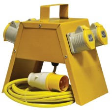 Faithfull Distribution Box 4 Way 110 Volt