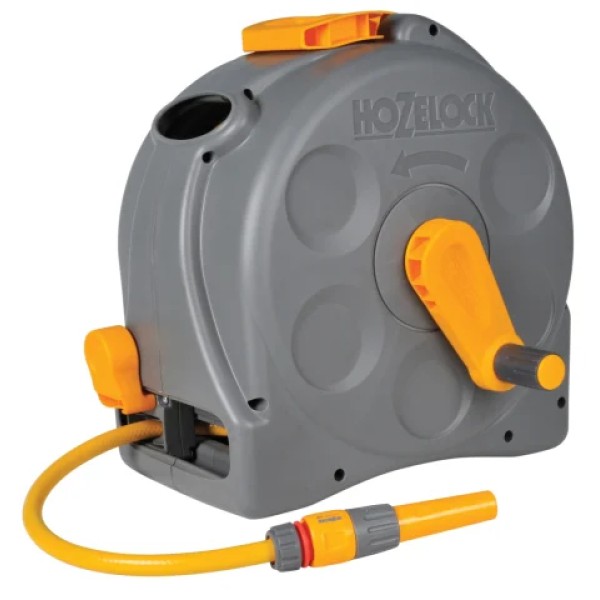 Hozelock 2415 25m 2-in-1 Compact Hose Reel + 25m of Starter Hose Hozelock 2415 25m 2-in-1 Compact Hose Reel + 25m of Starter Hose