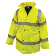 Scan Hi-Vis Motorway Jacket Yellow - Large (44in) (SALE ITEM) (NO RETURNS)