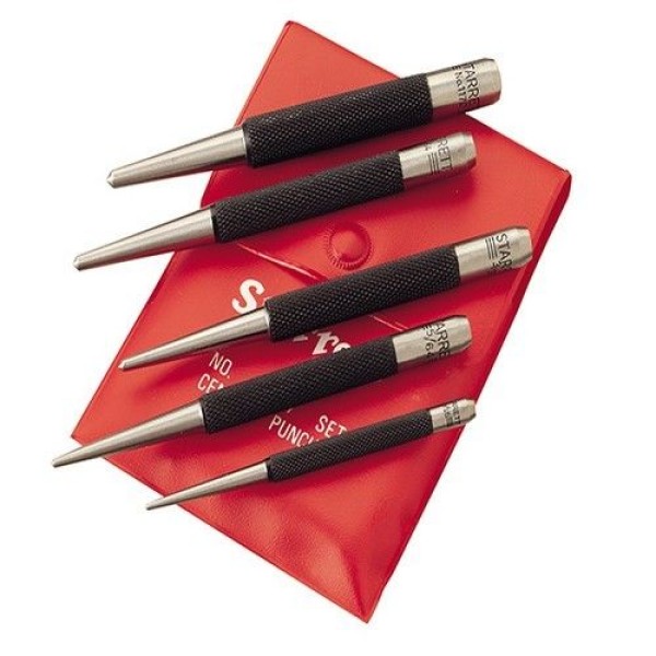 Starrett S117PC Centre Punch Set 5 Piece Starrett S117PC Centre Punch Set 5 Piece