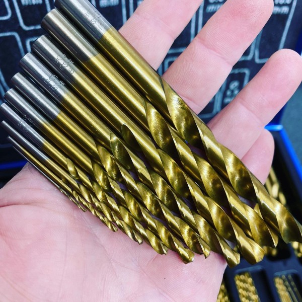 BGS Technic Twist Drill Set | HSS | Titanium Nitrated | 1 - 10 mm | 170 Piece BGS Technic Twist Drill Set | HSS | Titanium Nitrated | 1 - 10 mm | 170 Piece