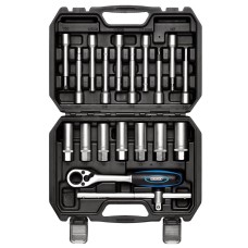 Draper Shock Absorber Strut Nut Kit, 1/2" Sq. Dr. (19 Piece) (13604) Draper Shock Absorber Strut Nut Kit, 1/2" Sq. Dr. (19 Piece) (13604)