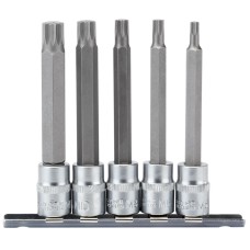 Draper EXPERT 3/8" Sq. Dr. Spline Socket Bit Set (5 Piece)