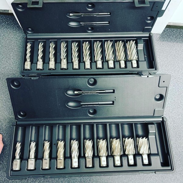 Euroboor HSS 10 Piece Cutter Set (Depth 55mm) (Long Series) Euroboor HSS 10 Piece Cutter Set (Depth 55mm) (Long Series)