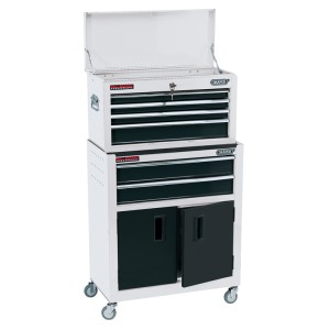 Draper 24" Combined Roller Cabinet And Tool Chest (6 Drawer) - WHITE (19576) (OVERSTOCK)