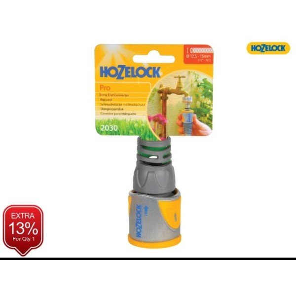 Hozelock 2030 Pro Metal Hose Connector 12.5 - 15mm (1/2 - 5/8in) Hozelock 2030 Pro Metal Hose Connector 12.5 - 15mm (1/2 - 5/8in)