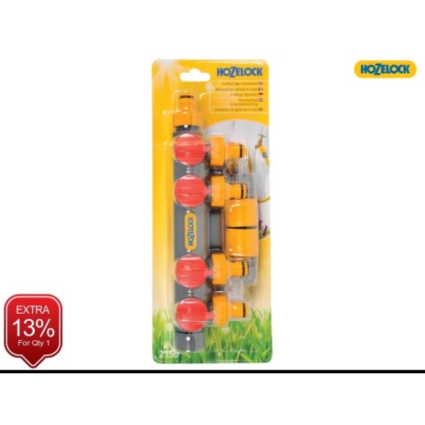 Hozelock 4-Way Tap Connector Hozelock 4-Way Tap Connector