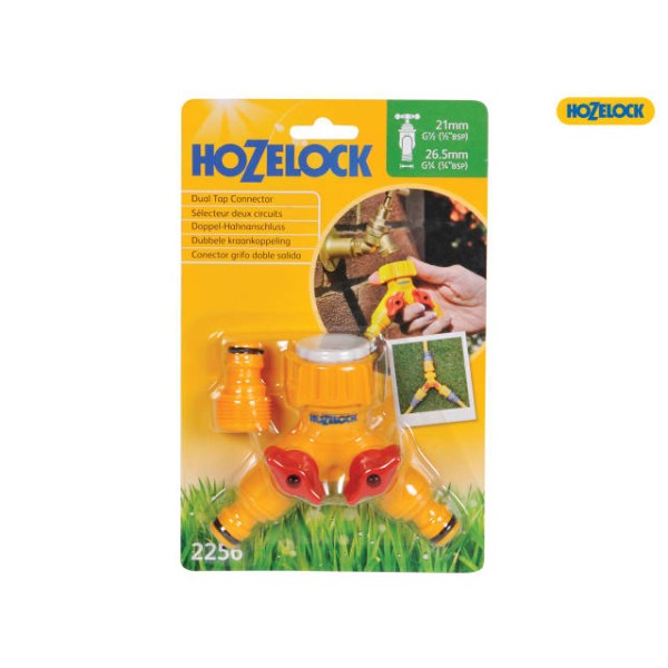 Hozelock Dual Control Tap Connector 3/4in BSP Hozelock Dual Control Tap Connector 3/4in BSP