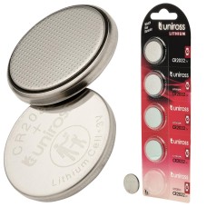 Uniross Lithium Coin Cell CR2032 Batteries (Pack of 5) (21600)