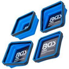 BGS Technic Magnetic Shell Set | Silicone | foldable | 115 x 115 x 50 mm | 4 pcs.