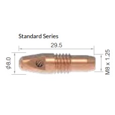 Arc Torchology M2 / M3 Contact Tip 1.0mm (Pack of 5)