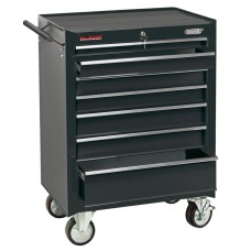 Draper 26" Roller Cabinet (7 Drawer) (Black)