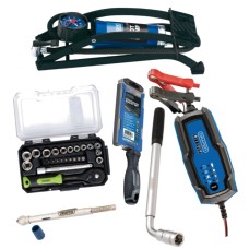 Draper 6 Piece Car Essentials 'Keep It in the Boot' Bundle (36825) (RRP €125)