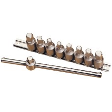 Draper 3/8" Sq. Dr. Drain Plug Key Set (10 piece)