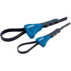 Draper Soft Grip Strap Wrench Set (2 piece)