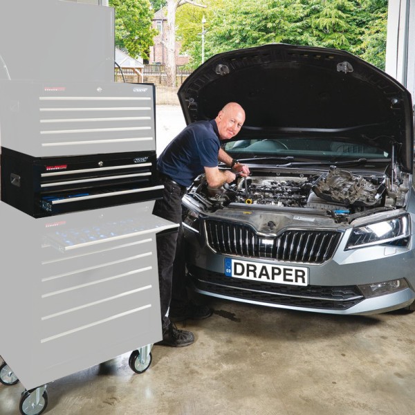 Draper Intermediate Tool Chest, 3 Drawer, 26" (Random Colour) (37098) Draper Intermediate Tool Chest, 3 Drawer, 26" (Random Colour) (37098)