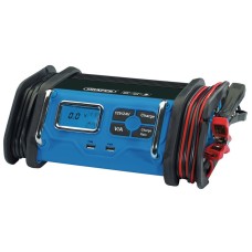 Draper 12/24v 'LCD Screen' Battery Charger, 8 - 16A