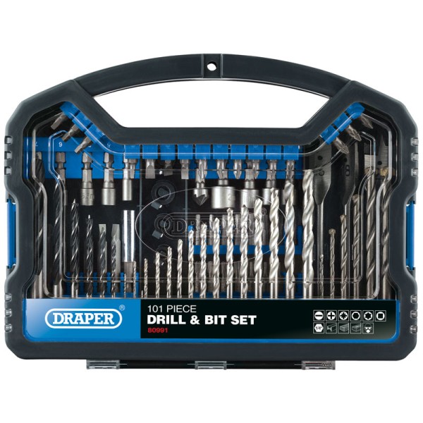 Draper Drill Bit And Accessory Kit (101 Piece) Draper Drill Bit And Accessory Kit (101 Piece)