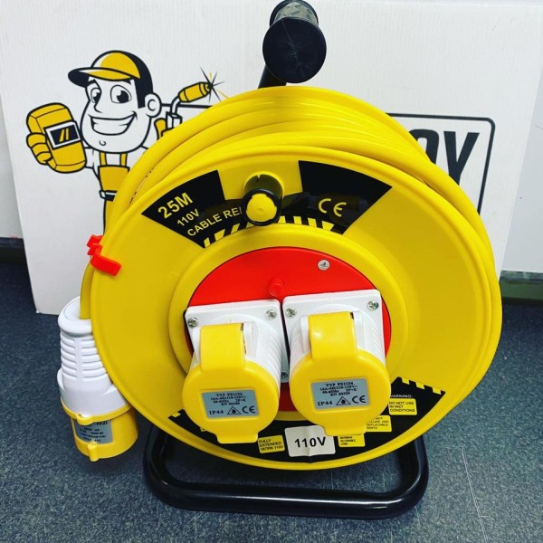 TALATools Heavy-Duty Cable Reel 25m 110V (2.5mm) TALATools Heavy-Duty Cable Reel 25m 110V (2.5mm)