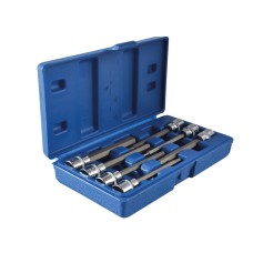 BlueSpot Extra Long 3/8in Square Drive Hex Bit Sockets 7Piec
