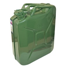 Faithfull Green Heavy Duty Jerry Can - Metal 20 Litre