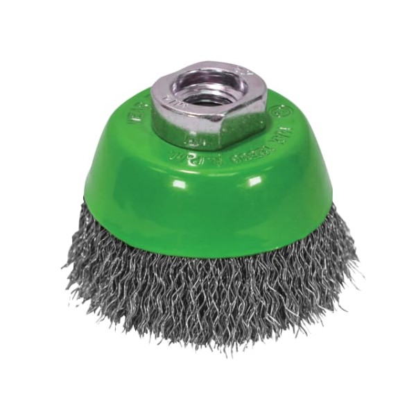 Faithfull Wire Cup Brush 75mm x M14 x 2 Stainless Steel 0.30mm Faithfull Wire Cup Brush 75mm x M14 x 2 Stainless Steel 0.30mm