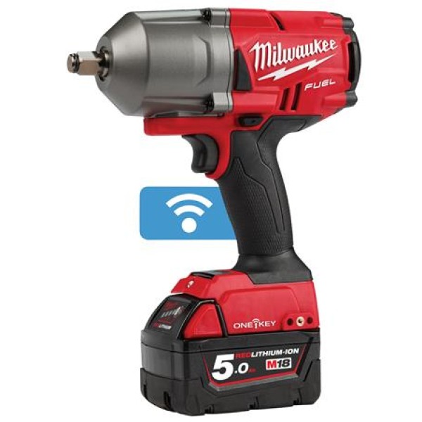 Milwaukee High Torque 1/2″ Impact Wrench (1,898 Nm) with 2 x 5.0Ah Batteries Milwaukee High Torque 1/2″ Impact Wrench (1,898 Nm) with 2 x 5.0Ah Batteries