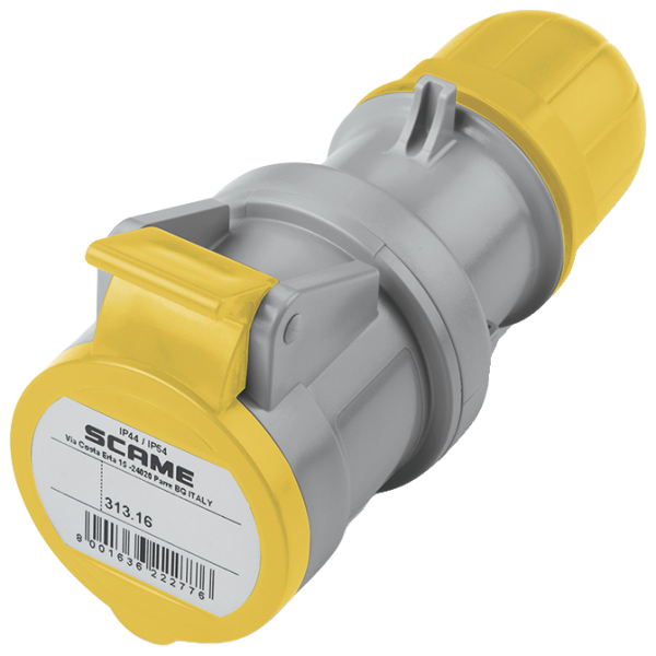 SCAME Industrial Grade 16A Socket 110V 3 Pin SCAME Industrial Grade 16A Socket 110V 3 Pin