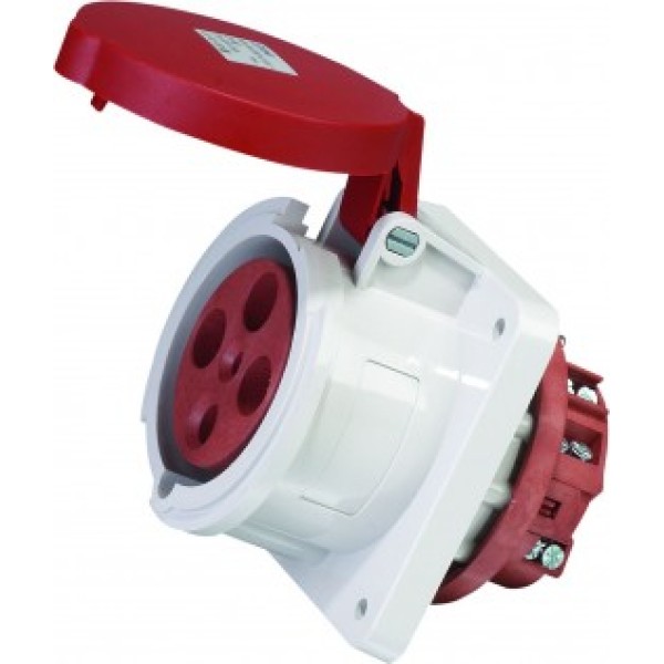 SCAME Industrial Grade 16A Panel Socket 400V 4 Pin SCAME Industrial Grade 16A Panel Socket 400V 4 Pin