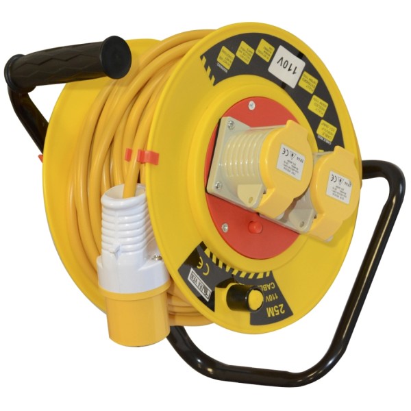 TALATools Heavy-Duty Cable Reel 25m 110V (2.5mm) TALATools Heavy-Duty Cable Reel 25m 110V (2.5mm)