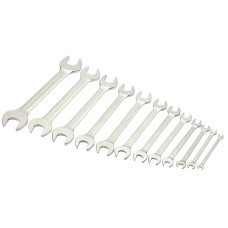 Draper Long Metric Open End Spanner Set (12 piece)