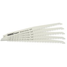Draper EXPERT 150mm 6tpi Bi-Metal Reciprocating Saw Blades for Wood Cutting - Pack of 3 Blades Draper EXPERT 150mm 6tpi Bi-Metal Reciprocating Saw Blades for Wood Cutting - Pack of 3 Blades