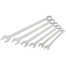 Draper Long Whitworth Combination Spanner Set (6 piece)