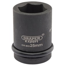 Draper EXPERT 25mm 3/4" Square Drive Hi-Torq® 6 Point Impact Socket