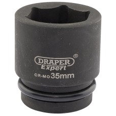 Draper EXPERT 35mm 3/4" Square Drive Hi-Torq® 6 Point Impact Socket