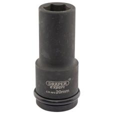 Draper EXPERT 20mm 3/4" Square Drive Hi-Torq® 6 Point Deep Impact Socket