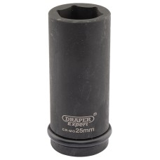 Draper EXPERT 25mm 3/4" Square Drive Hi-Torq® 6 Point Deep Impact Socket